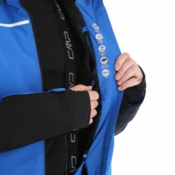 CMP, 31W0317 Ski-jas Heren Royal Blauw -XUEFENG EXTREME OUTFIT cmp 31w0317 aa jas gevoerd heren royal blauw 22cmpxx129v1 BI 12