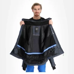 CMP, 31W0317 Ski-jas Heren Titanio Grijs -XUEFENG EXTREME OUTFIT cmp 31w0317 aa jas gevoerd heren titanio grijs 22cmpxx129v4 BI 06