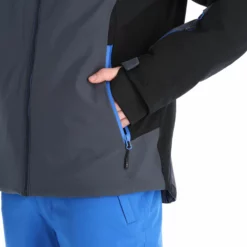 CMP, 31W0317 Ski-jas Heren Titanio Grijs -XUEFENG EXTREME OUTFIT cmp 31w0317 aa jas gevoerd heren titanio grijs 22cmpxx129v4 BI 11