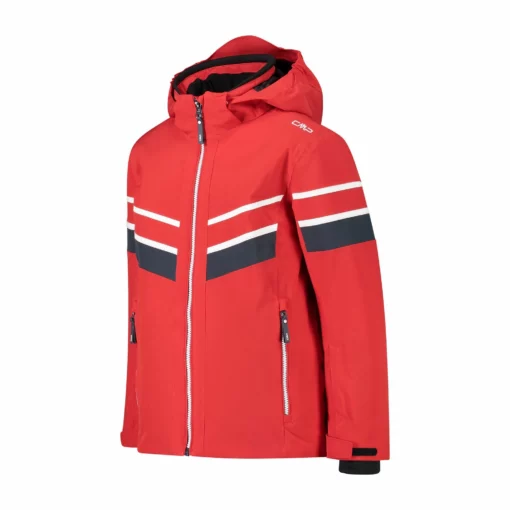 CMP, 31W0524 Ski-jas Kinderen Ferrari Rood -XUEFENG EXTREME OUTFIT cmp 31w0524 aa jas gevoerd kinderen ferrari rood 22cmpxx130v1 BI 02