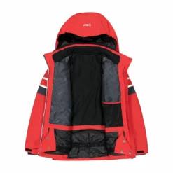 CMP, 31W0524 Ski-jas Kinderen Ferrari Rood -XUEFENG EXTREME OUTFIT cmp 31w0524 aa jas gevoerd kinderen ferrari rood 22cmpxx130v1 BI 04