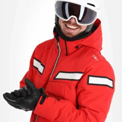 CMP, 32W0137 Ski-jas Heren Ferrari Rood -XUEFENG EXTREME OUTFIT cmp 32w0137 aa jas gevoerd heren ferrari rood 22cmpxx139v3 BI 05