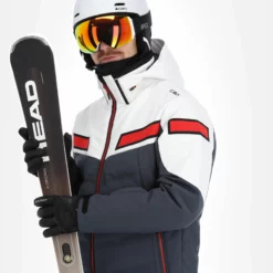 CMP, 32W0137 Ski-jas Heren Titanio Grijs -XUEFENG EXTREME OUTFIT cmp 32w0137 aa jas gevoerd heren titanio grijs 22cmpxx139v2 BI 05