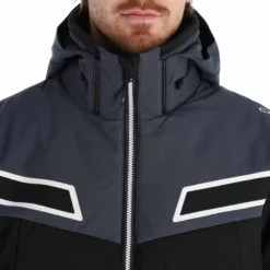 CMP, 32W0137 Ski-jas Heren Zwart -XUEFENG EXTREME OUTFIT cmp 32w0137 aa jas gevoerd heren zwart 22cmpxx139v4 BI 07 1