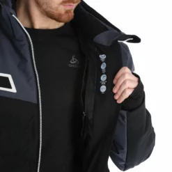 CMP, 32W0137 Ski-jas Heren Zwart -XUEFENG EXTREME OUTFIT cmp 32w0137 aa jas gevoerd heren zwart 22cmpxx139v4 BI 12