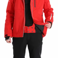 CMP, 32W0157 Ski-jas Heren Ferrari Rood -XUEFENG EXTREME OUTFIT cmp 32w0157 aa jas gevoerd heren ferrari rood 22cmpxx140v2 BI 09