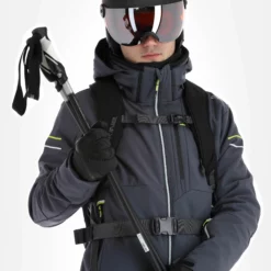 CMP, 32W0157 Ski-jas Heren Titanio Grijs -XUEFENG EXTREME OUTFIT cmp 32w0157 aa jas gevoerd heren titanio grijs 22cmpxx140v3 BI 05