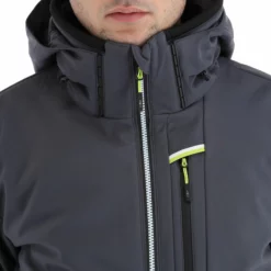 CMP, 32W0157 Ski-jas Heren Titanio Grijs -XUEFENG EXTREME OUTFIT cmp 32w0157 aa jas gevoerd heren titanio grijs 22cmpxx140v3 BI 11