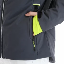 CMP, 32W0157 Ski-jas Heren Titanio Grijs -XUEFENG EXTREME OUTFIT cmp 32w0157 aa jas gevoerd heren titanio grijs 22cmpxx140v3 BI 13