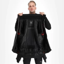 CMP, 32W0157 Ski-jas Heren Zwart -XUEFENG EXTREME OUTFIT cmp 32w0157 aa jas gevoerd heren zwart 22cmpxx140v4 BI 05