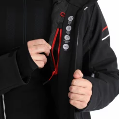 CMP, 32W0157 Ski-jas Heren Zwart -XUEFENG EXTREME OUTFIT cmp 32w0157 aa jas gevoerd heren zwart 22cmpxx140v4 BI 09