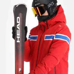 CMP, 32W0177 Ski-jas Heren Ferrari Rood -XUEFENG EXTREME OUTFIT cmp 32w0177 aa jas gevoerd heren ferrari rood 22cmpxx141v1 BI 05