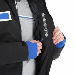 CMP, 32W0177 Ski-jas Heren Zwart -XUEFENG EXTREME OUTFIT cmp 32w0177 aa jas gevoerd heren zwart 22cmpxx141v3 BI 12