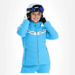 CMP, 32W0216 Ski-jas Dames Turquioise Blauw -XUEFENG EXTREME OUTFIT cmp 32w0216 aa jas gevoerd dames turquioise blauw 22cmpxx142v2 BI 04