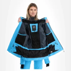 CMP, 32W0216 Ski-jas Dames Turquioise Blauw -XUEFENG EXTREME OUTFIT cmp 32w0216 aa jas gevoerd dames turquioise blauw 22cmpxx142v2 BI 06