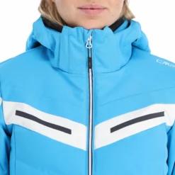CMP, 32W0216 Ski-jas Dames Turquioise Blauw -XUEFENG EXTREME OUTFIT cmp 32w0216 aa jas gevoerd dames turquioise blauw 22cmpxx142v2 BI 10