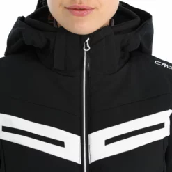 CMP, 32W0216 Ski-jas Dames Zwart 18 CMP, 32W0216 Ski-jas Dames Zwart -XUEFENG EXTREME OUTFIT cmp 32w0216 aa jas gevoerd dames zwart 22cmpxx142v4 BI 08