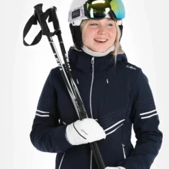 CMP, 32W0226 Ski-jas Dames Blauw -XUEFENG EXTREME OUTFIT cmp 32w0226 aa jas gevoerd dames blauw 22cmpxx143v5 BI 05