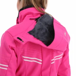 CMP, 32W0226 Ski-jas Dames Fluo Paars -XUEFENG EXTREME OUTFIT cmp 32w0226 aa jas gevoerd dames fluo paars 22cmpxx143v3 BI 10