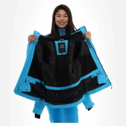 CMP, 32W0226 Ski-jas Dames Turquioise Blauw -XUEFENG EXTREME OUTFIT cmp 32w0226 aa jas gevoerd dames turquioise blauw 22cmpxx143v1 BI 06