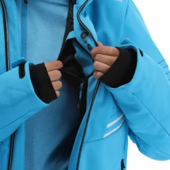 CMP, 32W0226 Ski-jas Dames Turquioise Blauw -XUEFENG EXTREME OUTFIT cmp 32w0226 aa jas gevoerd dames turquioise blauw 22cmpxx143v1 BI 13