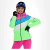 CMP, 32W0236 Ski-jas Dames Apple Fluo Groen -XUEFENG EXTREME OUTFIT cmp 32w0236 aa jas gevoerd dames apple fluo groen 22cmpxx144v3 BI 02
