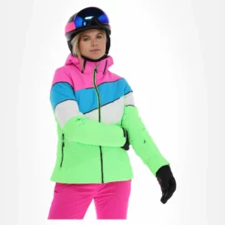 CMP, 32W0236 Ski-jas Dames Apple Fluo Groen -XUEFENG EXTREME OUTFIT cmp 32w0236 aa jas gevoerd dames apple fluo groen 22cmpxx144v3 BI 04