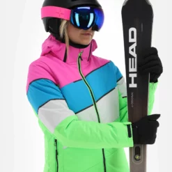 CMP, 32W0236 Ski-jas Dames Apple Fluo Groen -XUEFENG EXTREME OUTFIT cmp 32w0236 aa jas gevoerd dames apple fluo groen 22cmpxx144v3 BI 05