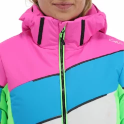 CMP, 32W0236 Ski-jas Dames Apple Fluo Groen -XUEFENG EXTREME OUTFIT cmp 32w0236 aa jas gevoerd dames apple fluo groen 22cmpxx144v3 BI 07