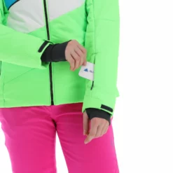 CMP, 32W0236 Ski-jas Dames Apple Fluo Groen -XUEFENG EXTREME OUTFIT cmp 32w0236 aa jas gevoerd dames apple fluo groen 22cmpxx144v3 BI 08