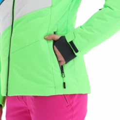 CMP, 32W0236 Ski-jas Dames Apple Fluo Groen -XUEFENG EXTREME OUTFIT cmp 32w0236 aa jas gevoerd dames apple fluo groen 22cmpxx144v3 BI 11