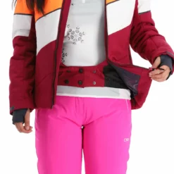 CMP, 32W0236 Ski-jas Dames Sangria Paars -XUEFENG EXTREME OUTFIT cmp 32w0236 aa jas gevoerd dames sangria paars 22cmpxx144v2 BI 09