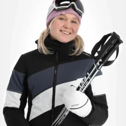 CMP, 32W0236 Ski-jas Dames Zwart -XUEFENG EXTREME OUTFIT cmp 32w0236 aa jas gevoerd dames zwart 22cmpxx144v4 BI 05