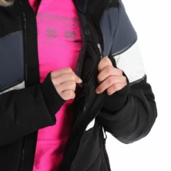 CMP, 32W0236 Ski-jas Dames Zwart -XUEFENG EXTREME OUTFIT cmp 32w0236 aa jas gevoerd dames zwart 22cmpxx144v4 BI 12