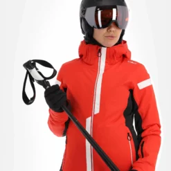 CMP, 32W0246 Ski-jas Dames Grenadine Rood -XUEFENG EXTREME OUTFIT cmp 32w0246 aa jas gevoerd dames grenadine rood 22cmpxx145v3 BI 05