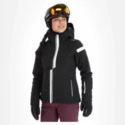 CMP, 32W0246 Ski-jas Dames Zwart -XUEFENG EXTREME OUTFIT cmp 32w0246 aa jas gevoerd dames zwart 22cmpxx145v1 BI 04