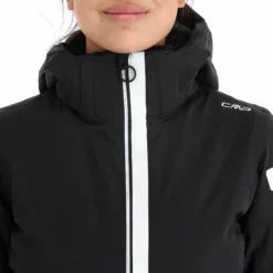 CMP, 32W0246 Ski-jas Dames Zwart -XUEFENG EXTREME OUTFIT cmp 32w0246 aa jas gevoerd dames zwart 22cmpxx145v1 BI 09