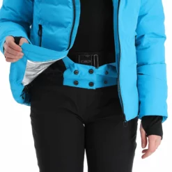 CMP, 32W0266 Ski-jas Dames Turquioise Blauw -XUEFENG EXTREME OUTFIT cmp 32w0266 aa jas gevoerd dames turquioise blauw 22cmpxx146v3 BI 09