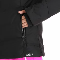 CMP, 32W0266 Ski-jas Dames Zwart -XUEFENG EXTREME OUTFIT cmp 32w0266 aa jas gevoerd dames zwart 22cmpxx146v2 BI 09