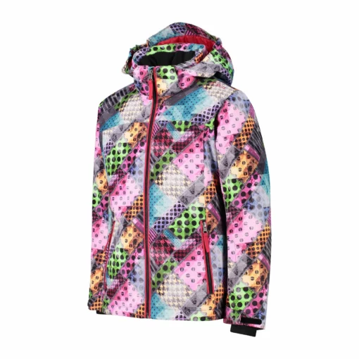 CMP, 39W2085 Ski-jas Kinderen Multicolor -XUEFENG EXTREME OUTFIT cmp 39w2085 aa jas gevoerd kinderen multicolor 22cmpxx152v3 BI 02