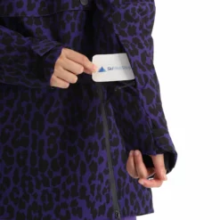 ColourWear, Cake 2.0 Jackorak Ski-jas Dames Leopard Print Paars -XUEFENG EXTREME OUTFIT colourwear cake 2 0 jackorak aa jas gevoerd dames leopard print 22colou109v3 BI 09