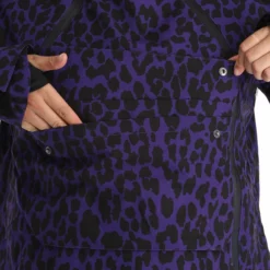 ColourWear, Cake 2.0 Jackorak Ski-jas Dames Leopard Print Paars -XUEFENG EXTREME OUTFIT colourwear cake 2 0 jackorak aa jas gevoerd dames leopard print 22colou109v3 BI 12