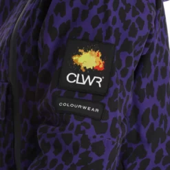 ColourWear, Cake 2.0 Jackorak Ski-jas Dames Leopard Print Paars -XUEFENG EXTREME OUTFIT colourwear cake 2 0 jackorak aa jas gevoerd dames leopard print 22colou109v3 BI 14