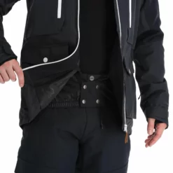 ColourWear, Falk Jacket Ski-jas Heren Antracithe Grijs -XUEFENG EXTREME OUTFIT colourwear falk jacket aa jas gevoerd heren antracithe grijs 22colou101v3 BI 09