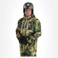 ColourWear, Falk Jacket Ski-jas Heren Camo Olive Groen -XUEFENG EXTREME OUTFIT colourwear falk jacket aa jas gevoerd heren camo olive groen 22colou101v4 BI 04