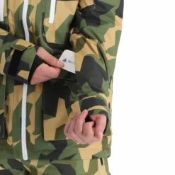 ColourWear, Falk Jacket Ski-jas Heren Camo Olive Groen -XUEFENG EXTREME OUTFIT colourwear falk jacket aa jas gevoerd heren camo olive groen 22colou101v4 BI 08