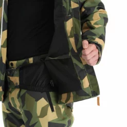 ColourWear, Falk Jacket Ski-jas Heren Camo Olive Groen -XUEFENG EXTREME OUTFIT colourwear falk jacket aa jas gevoerd heren camo olive groen 22colou101v4 BI 10