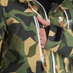 ColourWear, Falk Jacket Ski-jas Heren Camo Olive Groen -XUEFENG EXTREME OUTFIT colourwear falk jacket aa jas gevoerd heren camo olive groen 22colou101v4 BI 13