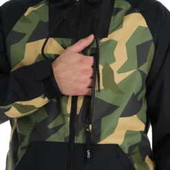 ColourWear, League Jkt Ski-jas Heren Camo Olive Groen -XUEFENG EXTREME OUTFIT colourwear league jkt af anorak heren camo olive groen 22colou102v3 BI 13