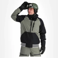 ColourWear, League Jkt Ski-jas Heren Grey Groen -XUEFENG EXTREME OUTFIT colourwear league jkt af anorak heren grey groen 22colou102v2 BI 04